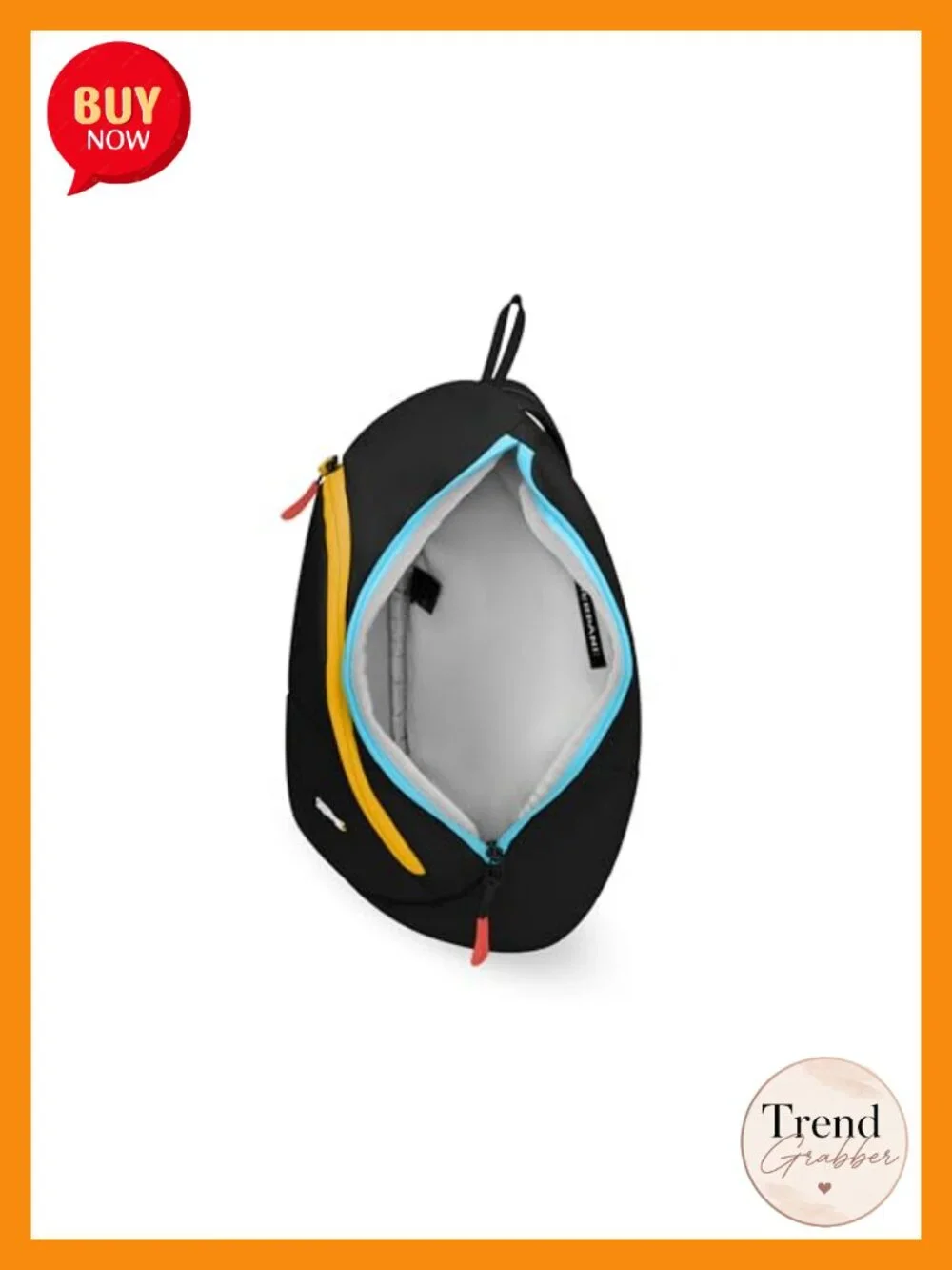 Sling Backpack Convertible Crossbody Water Resistant RFID Blocking Nylon